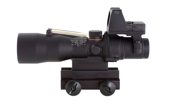 Trijicon ACOG 3x30 Scope, Dual Illuminated Amber Horseshoe / Dot .223 ...