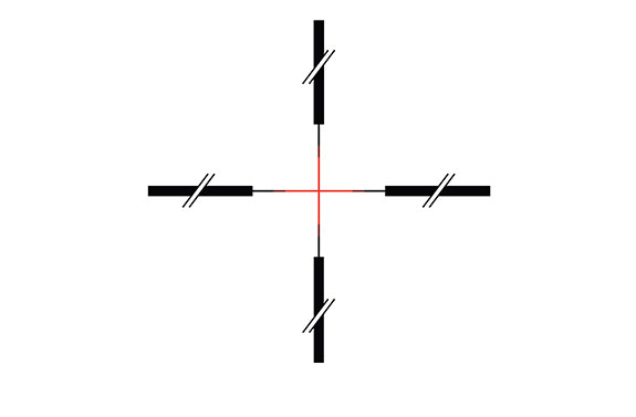 Trijicon ACOG 1.5x24 with M16 Base, Red Crosshair Reticle and BAC TA45R ...